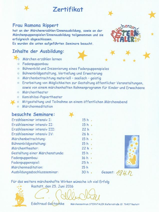Zertifikat